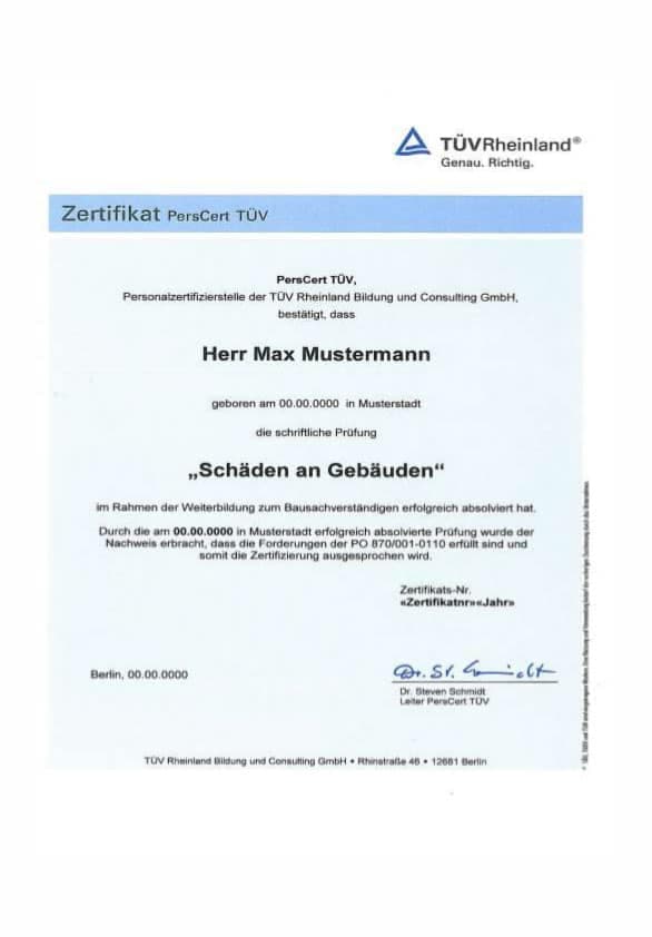Zertifikat