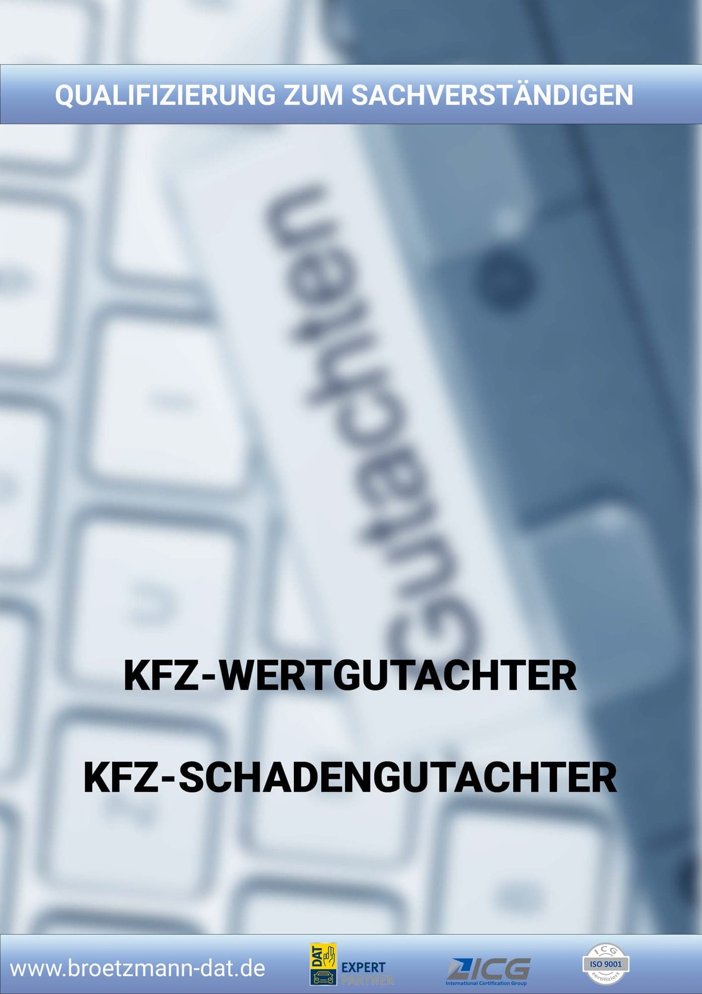 Broschüre KFZ-Wertgutachter / KFZ-Schadengutachter